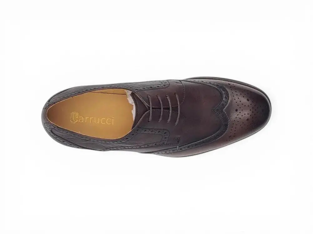 Tumbled Leather Blucher style Oxford with Flex Sole Carrucci