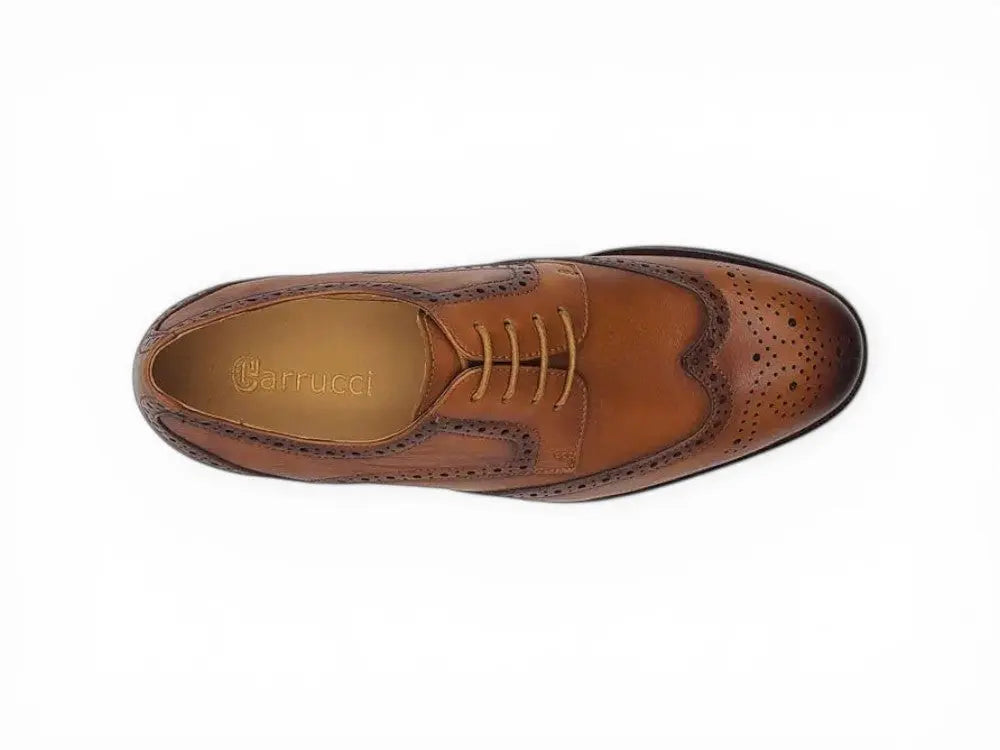 Tumbled Leather Blucher style Oxford with Flex Sole Carrucci
