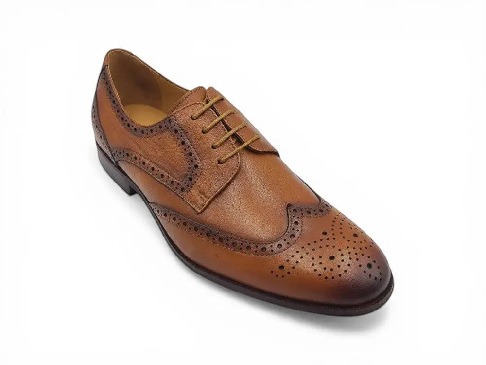 Tumbled Leather Blucher style Oxford with Flex Sole Carrucci