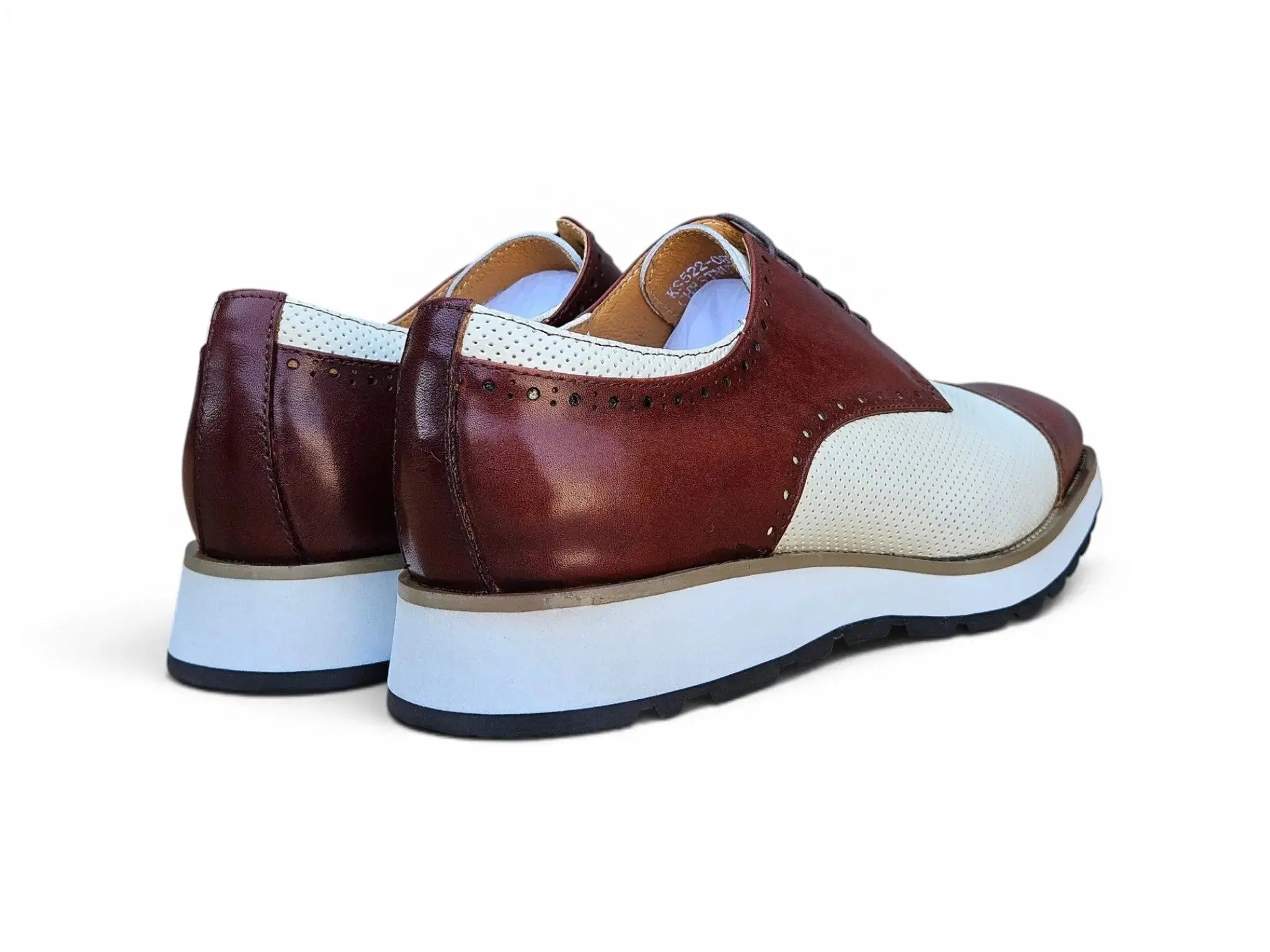 Two Tone Cap Toe Oxford Carrucci