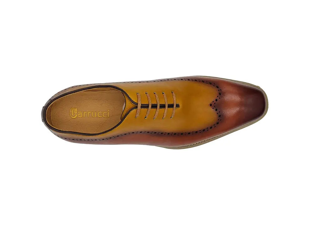 Two Tone Oxford With Lightweight Sole Carrucci
