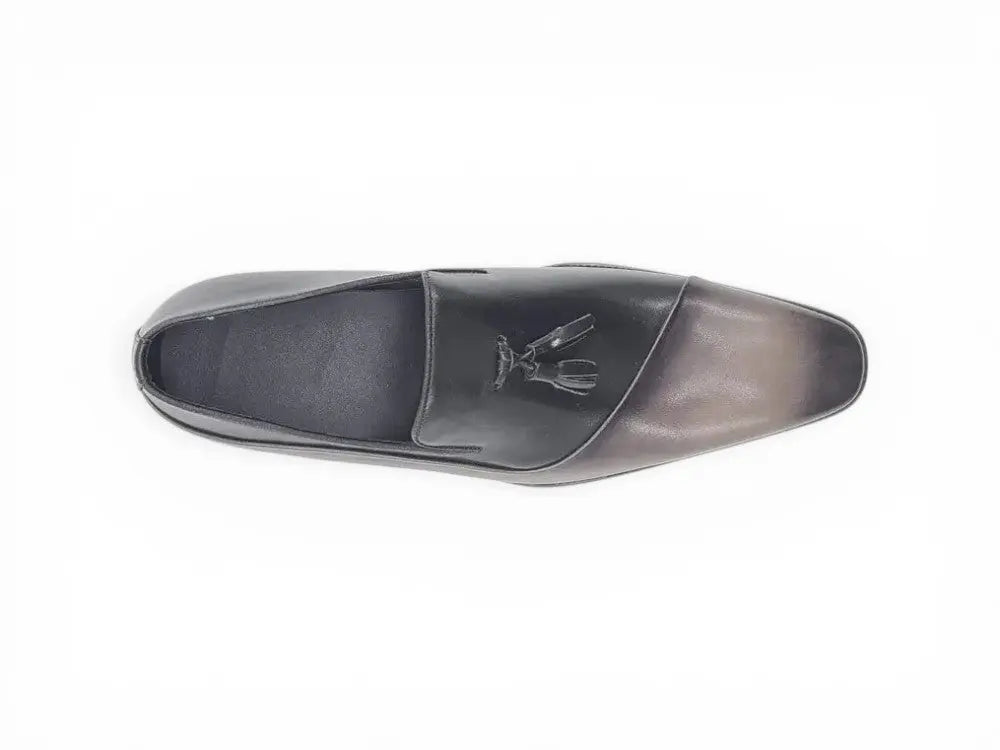 Two Tone Tassel Loafer Carrucci