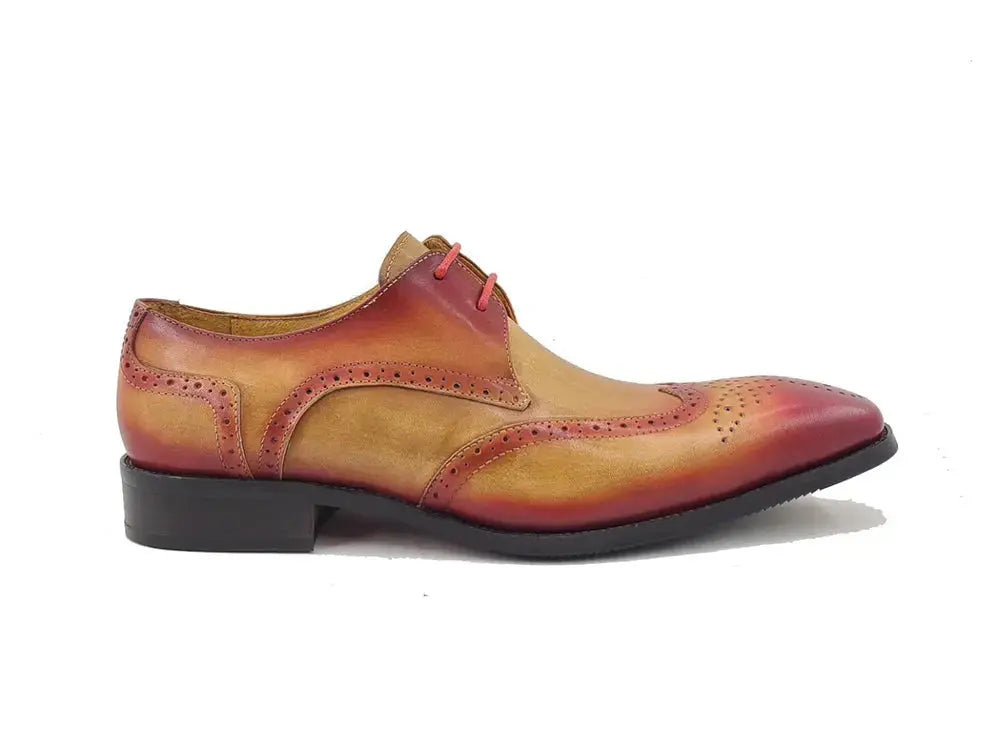 Two Tone Wingtip Blucher Oxford Carrucci