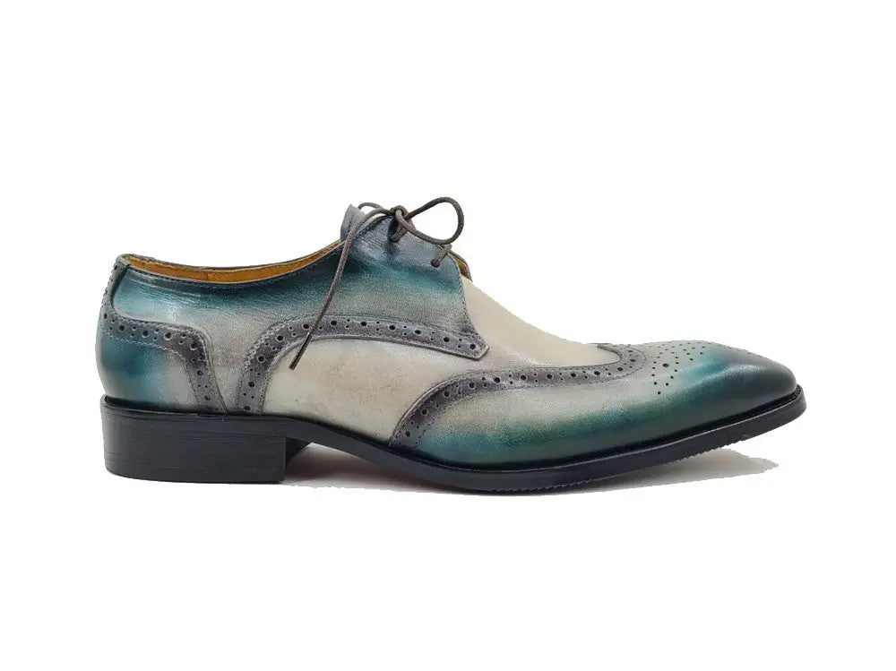 Two Tone Wingtip Blucher Oxford Carrucci