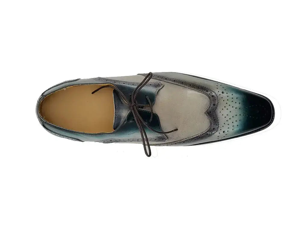 Two Tone Wingtip Blucher Oxford Carrucci