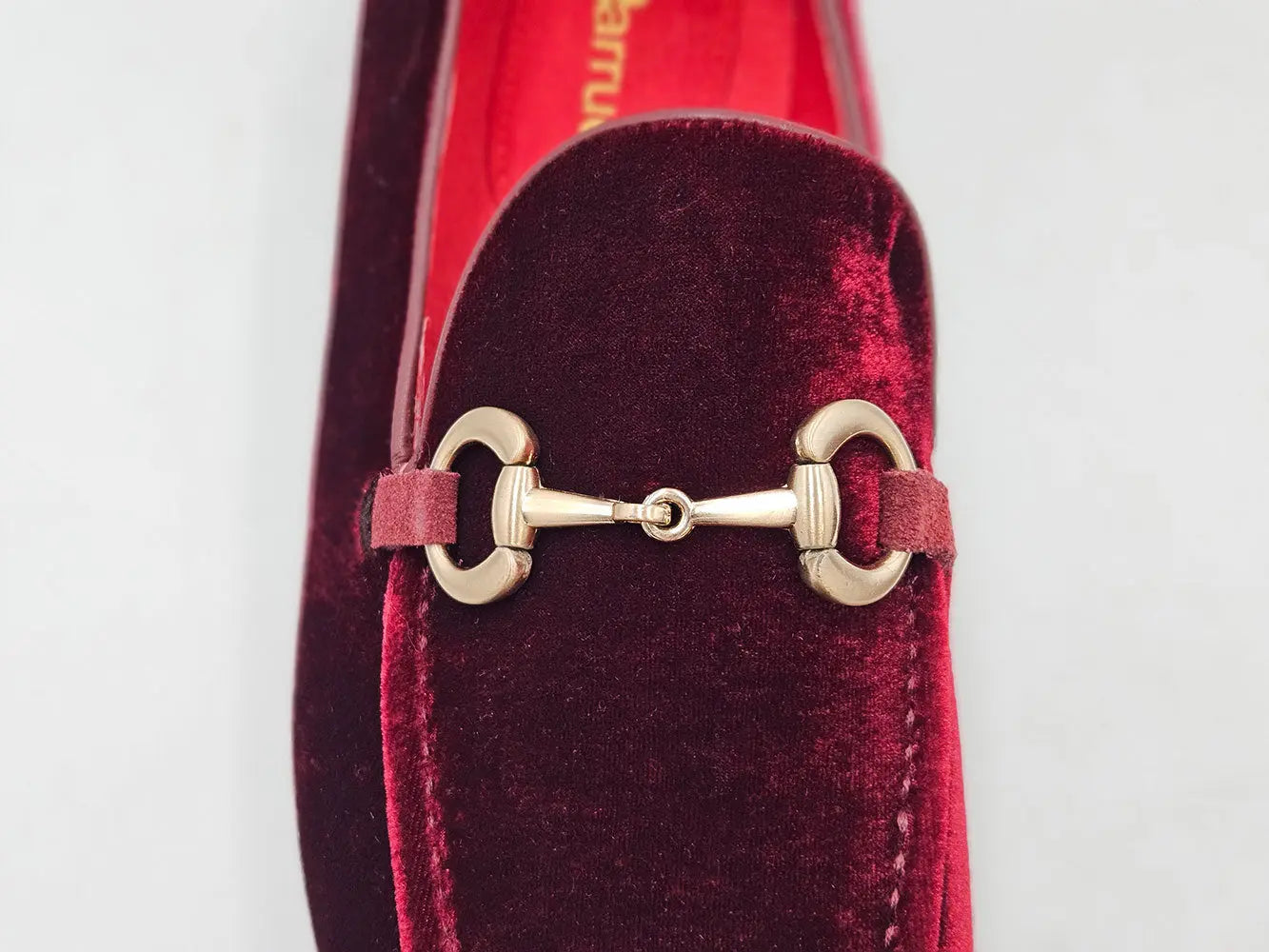 Velvet Buckle Loafer Carrucci