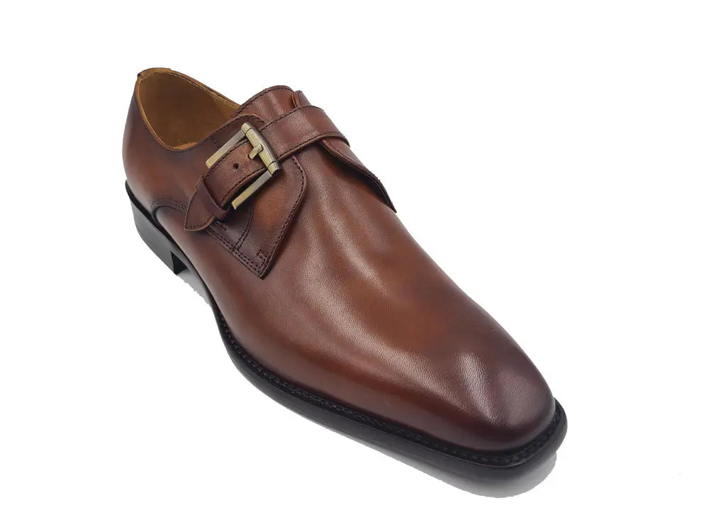 Versatile Fashion Single Monk Strap Loafer Carrucci