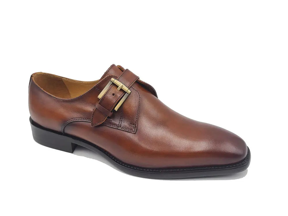 Versatile Fashion Single Monk Strap Loafer Carrucci