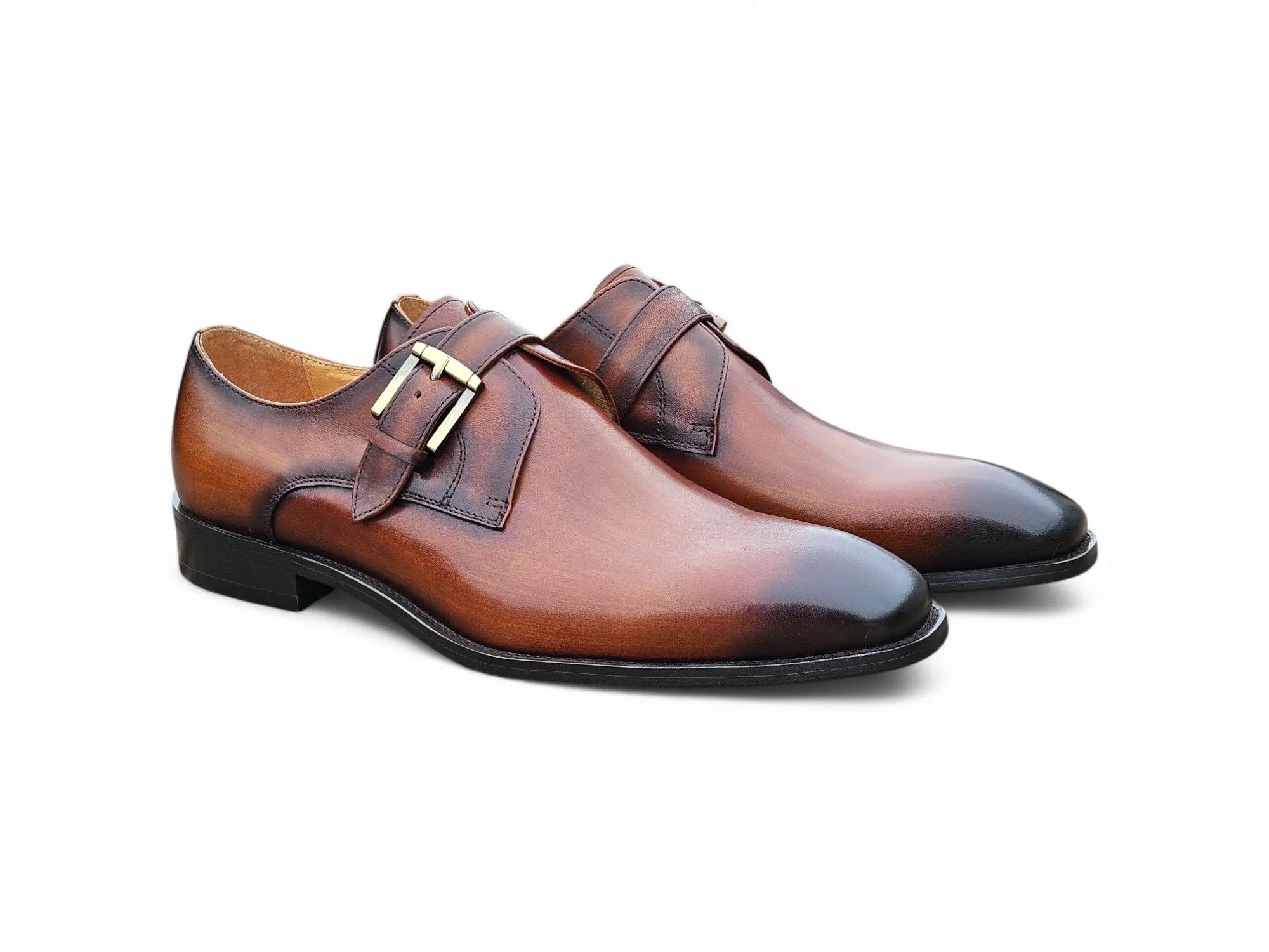 Versatile Fashion Single Monk Strap Loafer - Carrucci Shoes Versatile Fashion Single Monk Strap Loafer - Carrucci Shoes