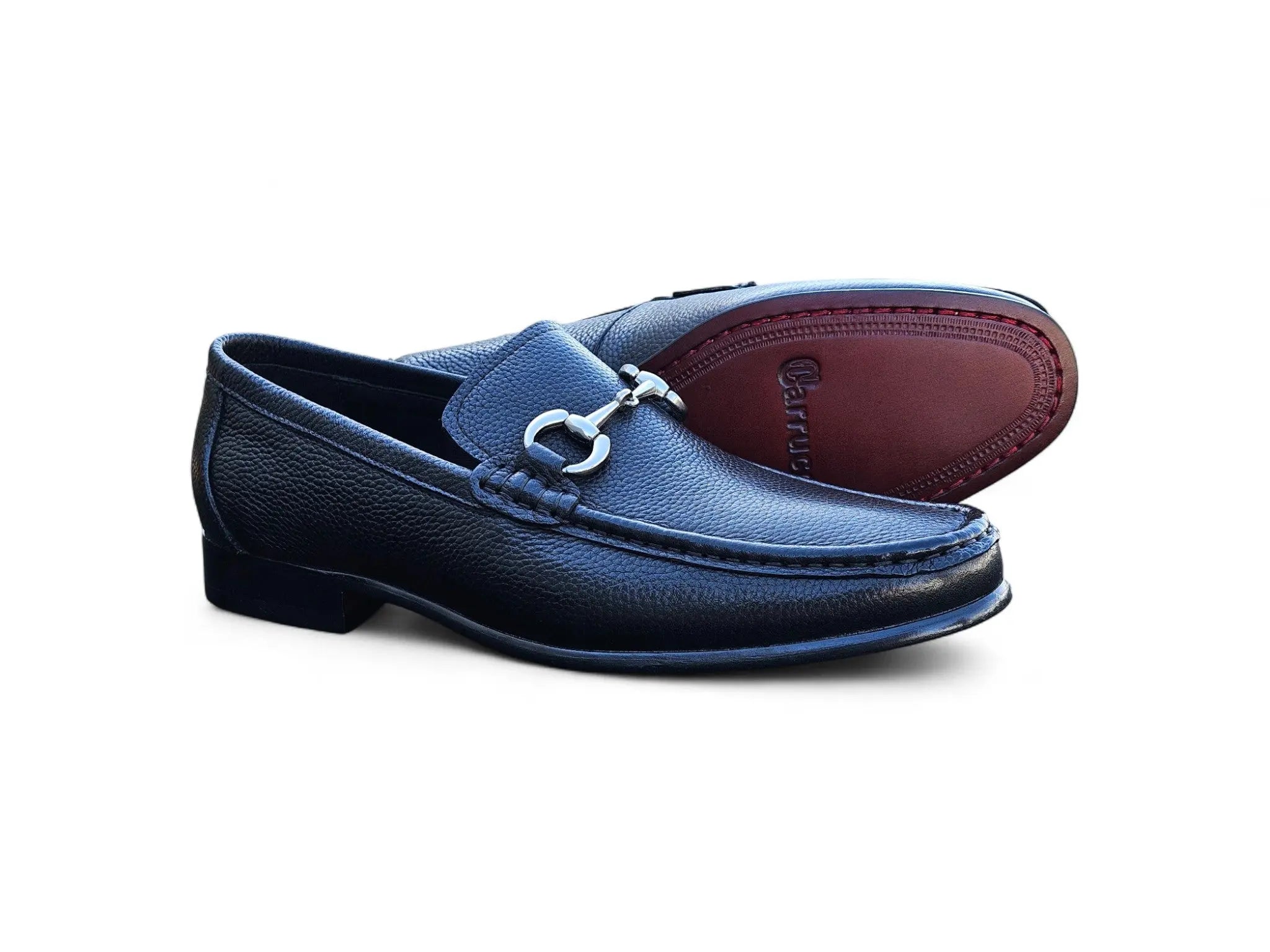 Victor Horsebit Loafer Leather Sole Carrucci