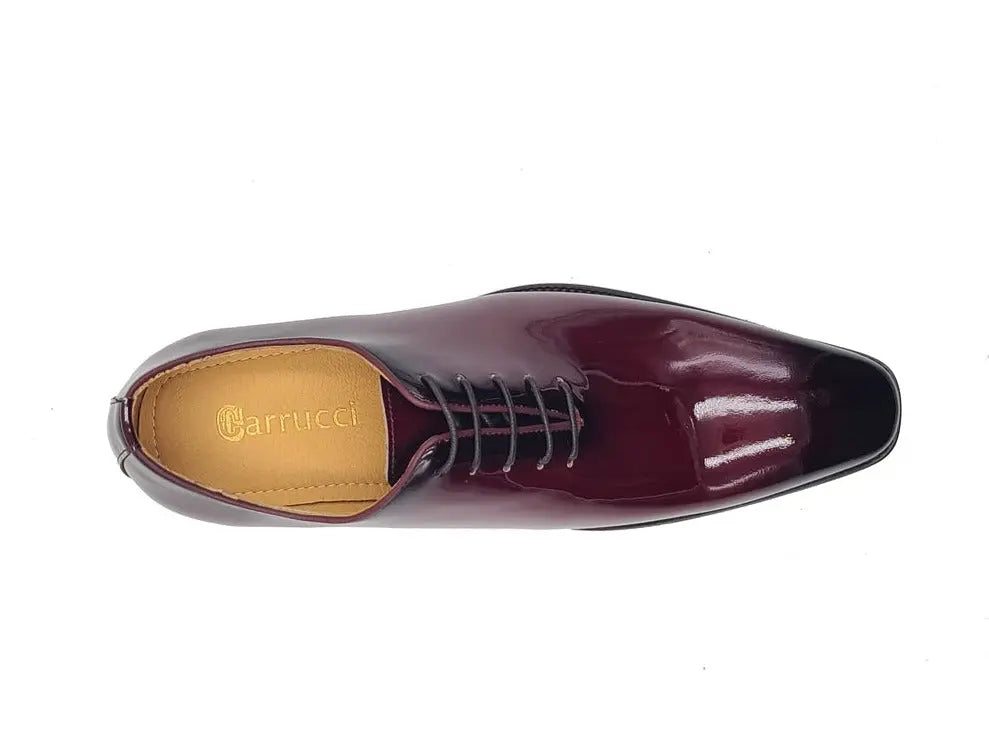 Wholecut Patent Leather Oxford Carrucci
