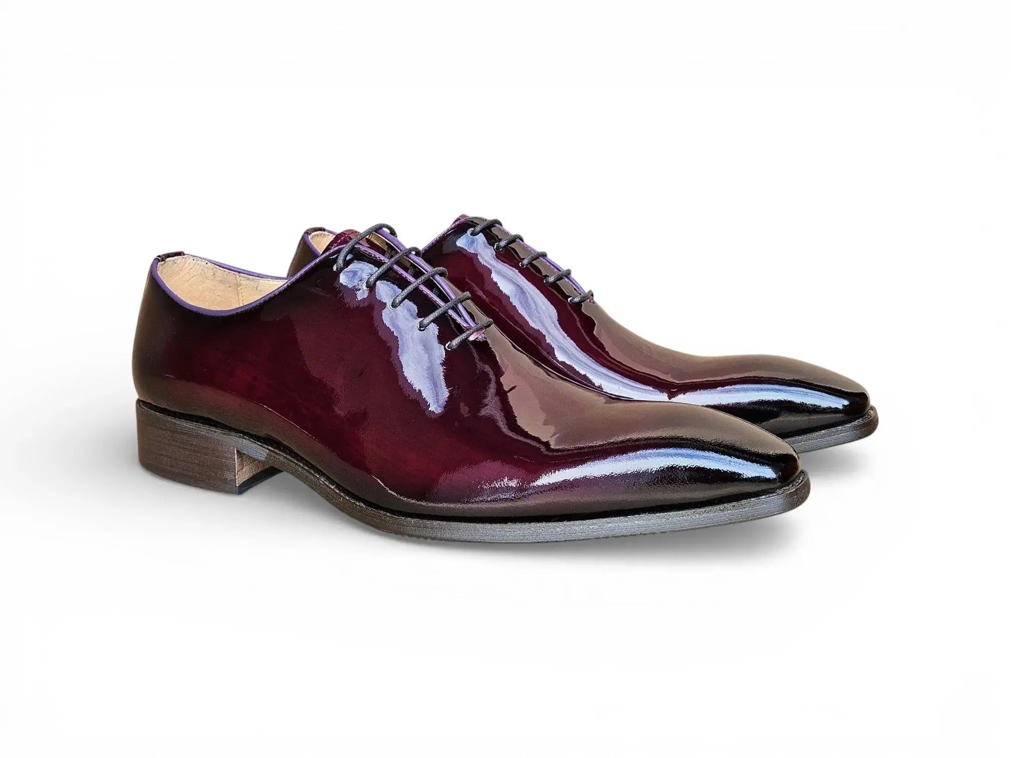 Wholecut Patent Leather Oxford Carrucci