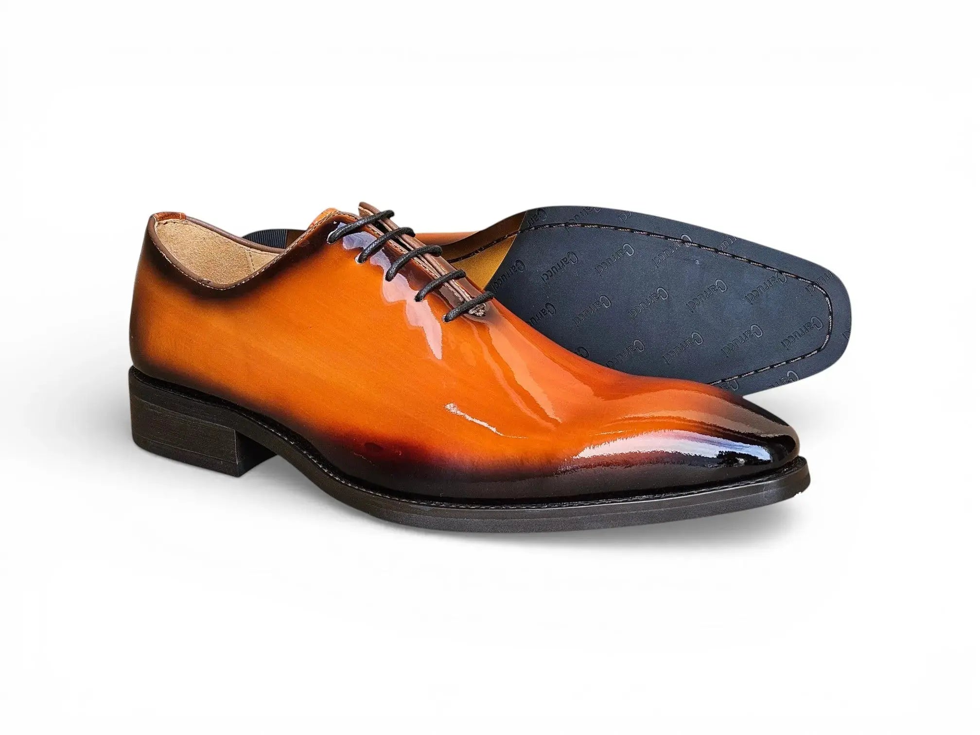 Wholecut Patent Leather Oxford Carrucci
