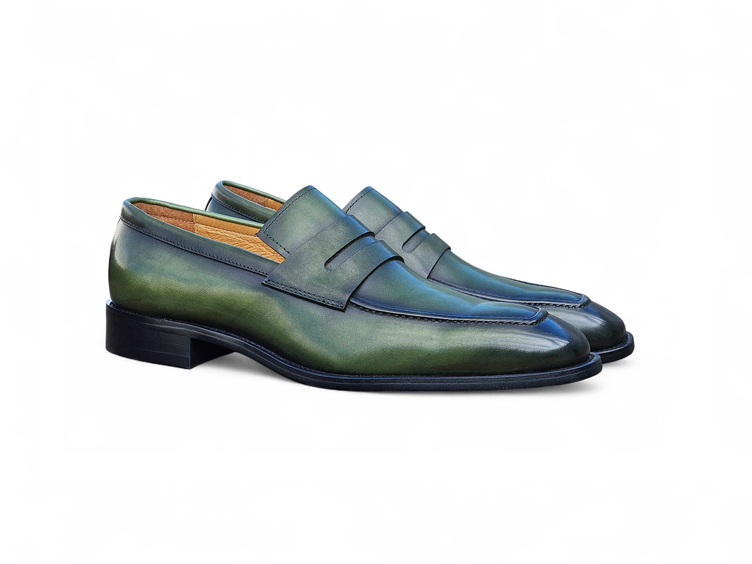 Patina Finished Penny Loafer Carrucci