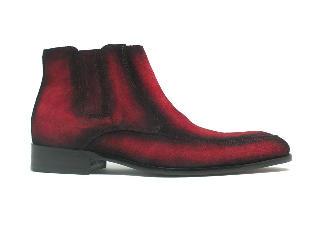Leather Suede Chelsea Boots