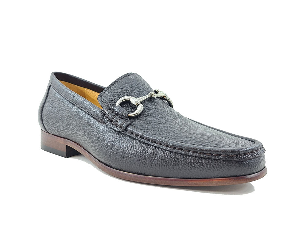 Victor Timeless Buckle Loafer in Leather Sole