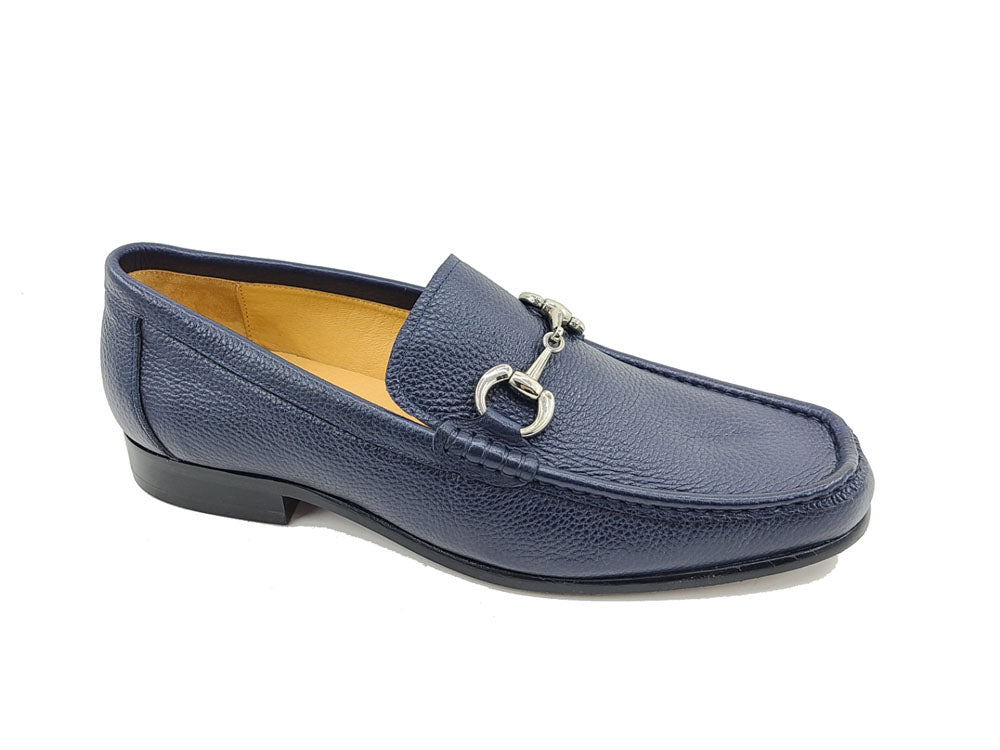 Victor Timeless Buckle Loafer in Leather Sole