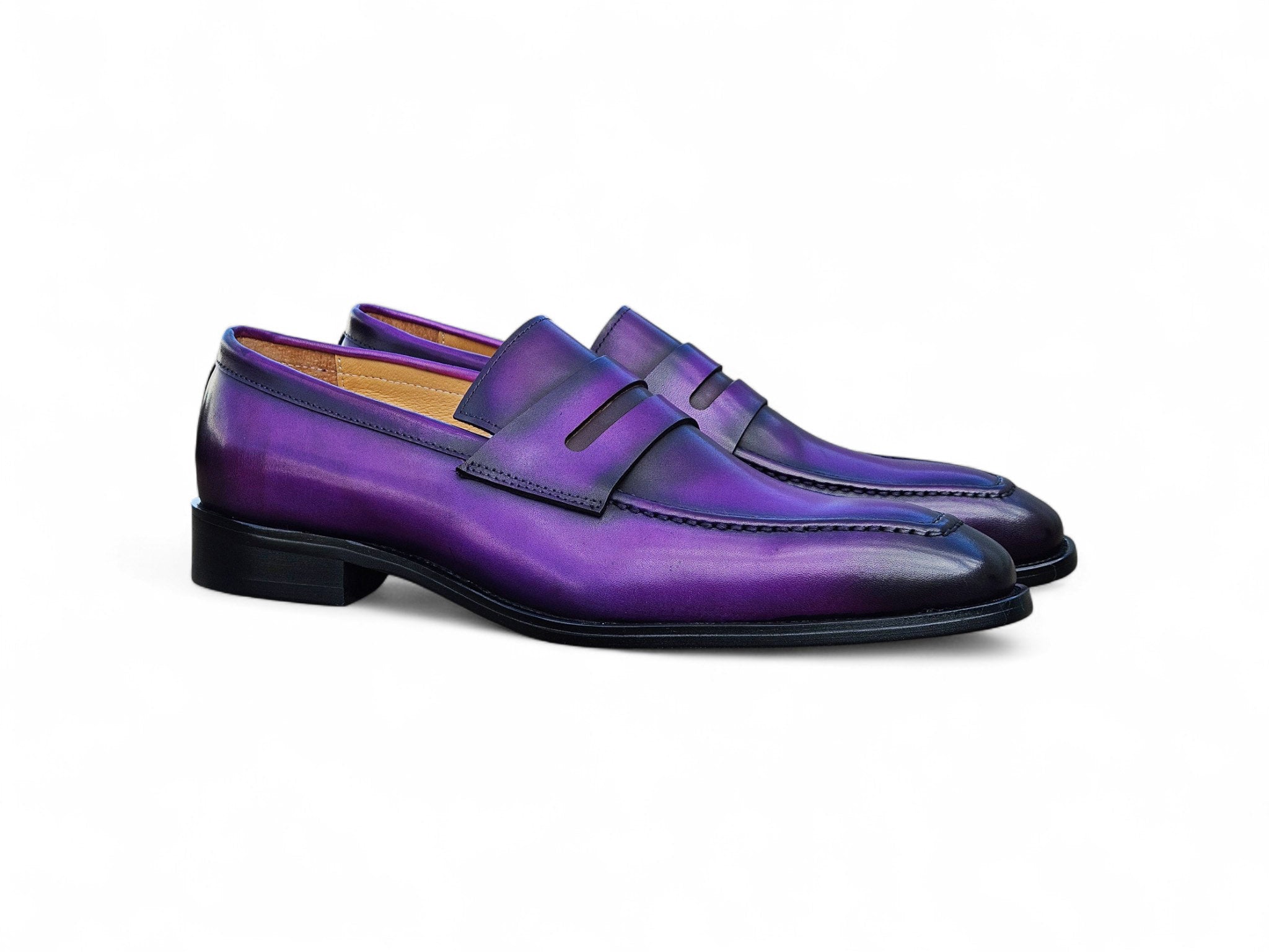 Patina Finished Penny Loafer Carrucci