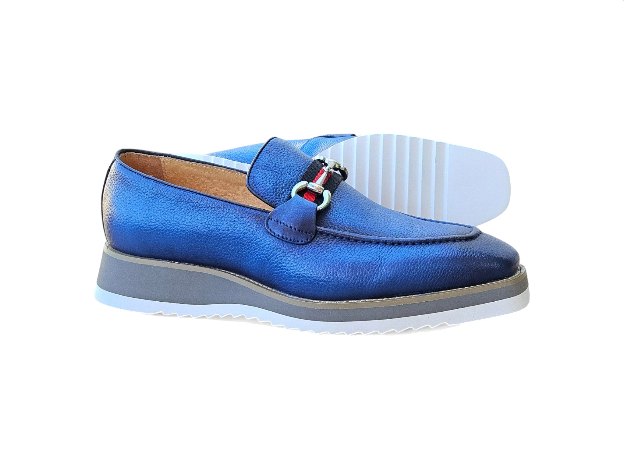 Calfskin Slip-On Horsebit Loafer Carrucci