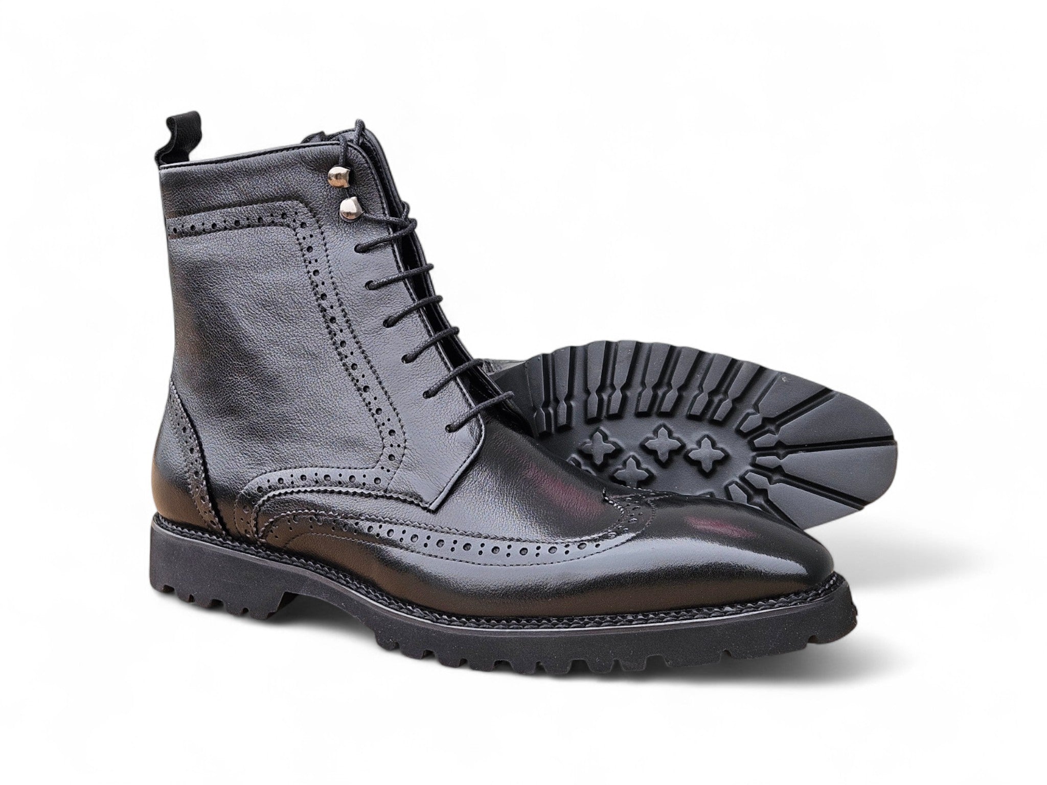 Hudson Wingtip Boot Lug Sole
