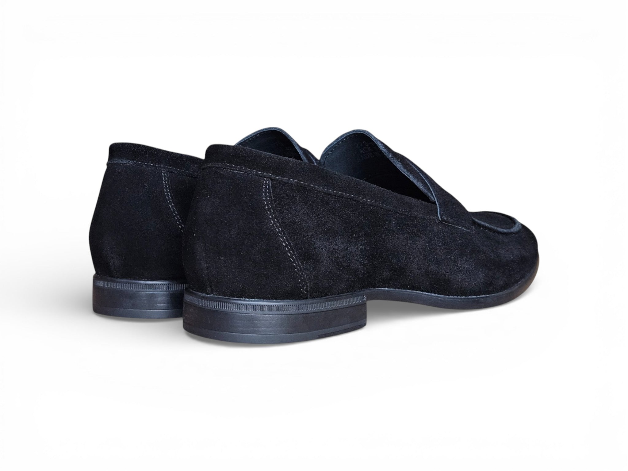 Suede Penny Loafer with Flexible Outsole