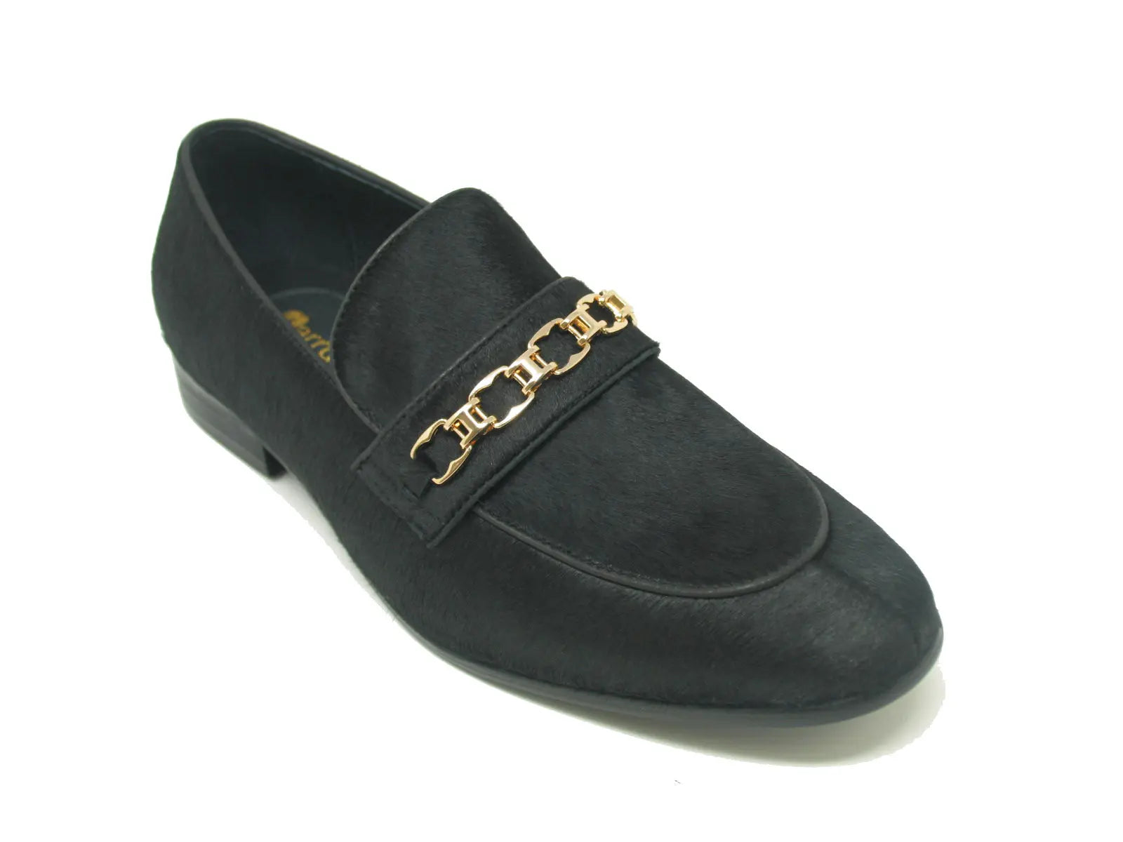 Animal Print Chain Buckle Loafer Carrucci