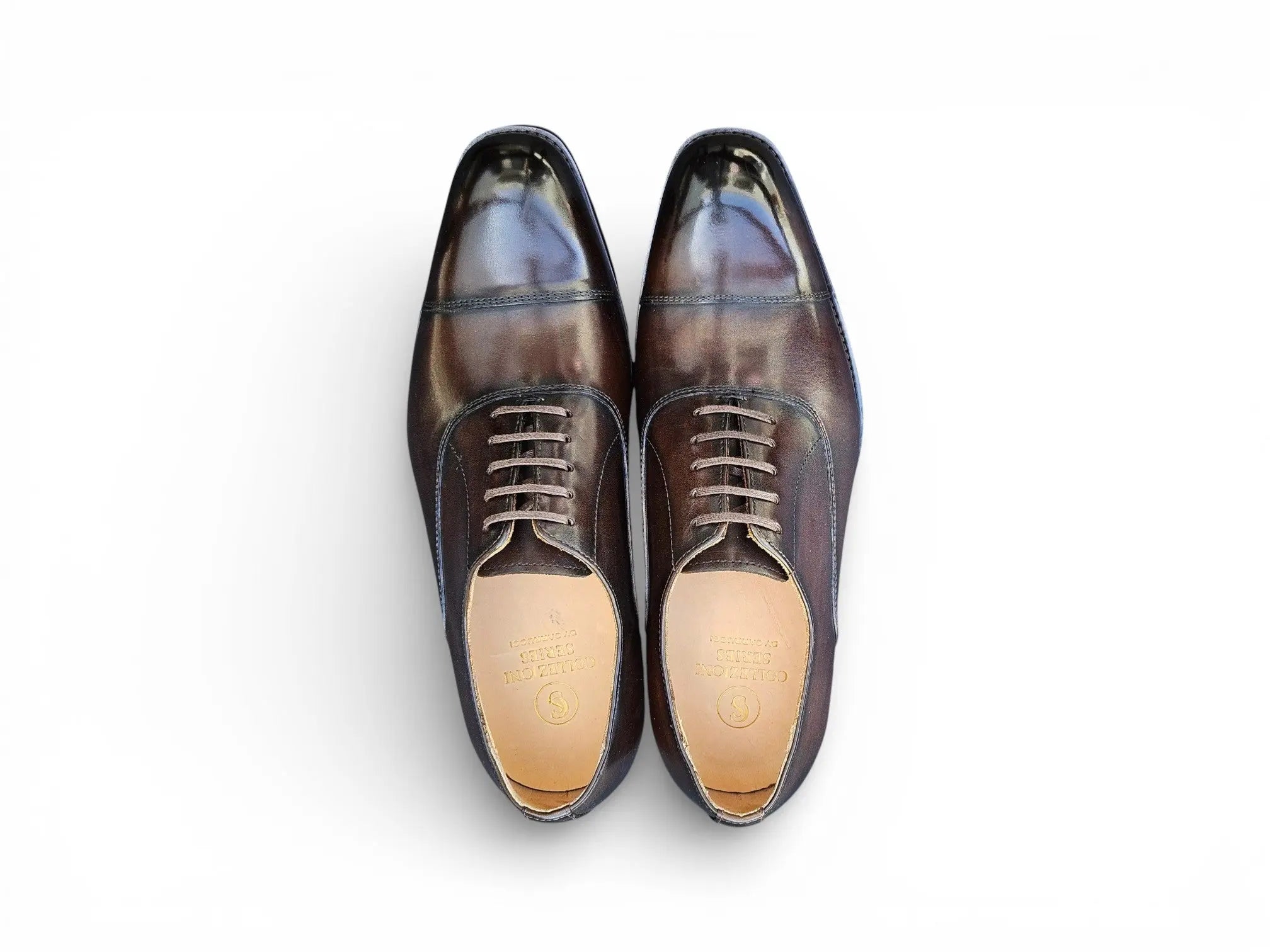 Avon Cap Toe Oxford in Leather Sole Carrucci