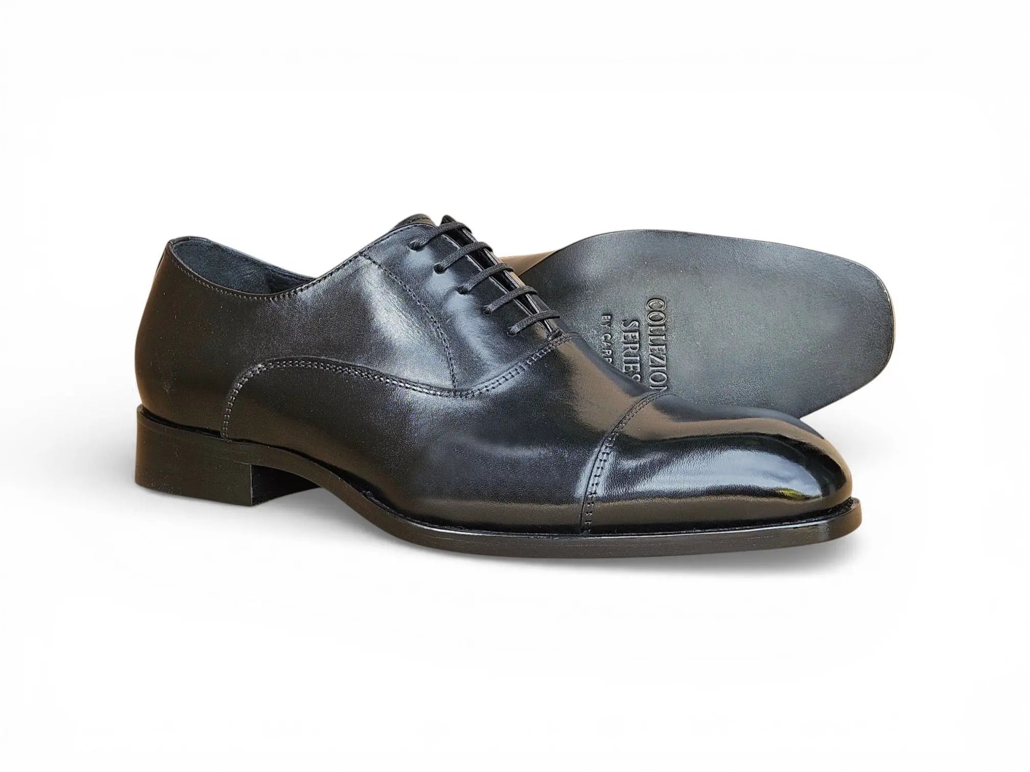 Avon Cap Toe Oxford in Leather Sole Carrucci
