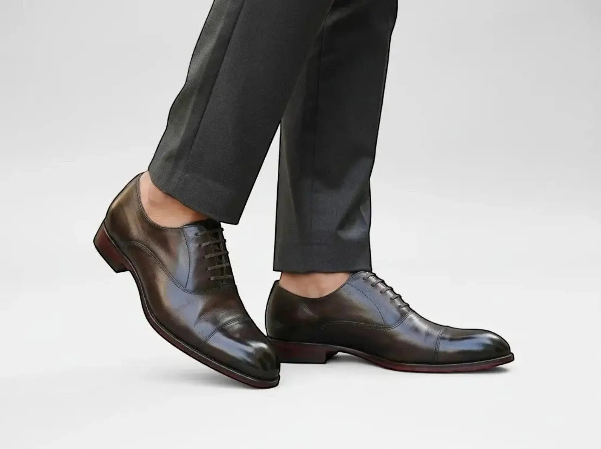 Avon Cap Toe Oxford in Leather Sole Carrucci