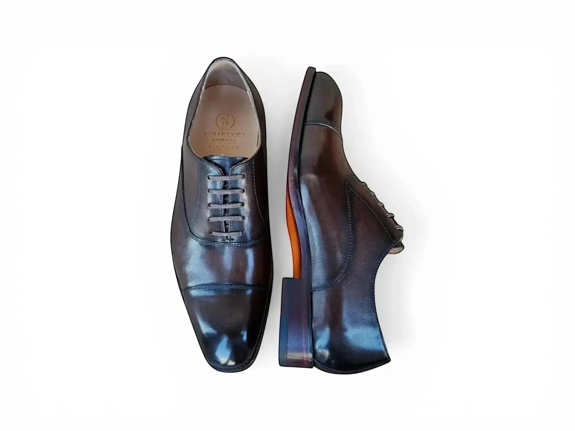 Avon Cap Toe Oxford in Leather Sole Carrucci