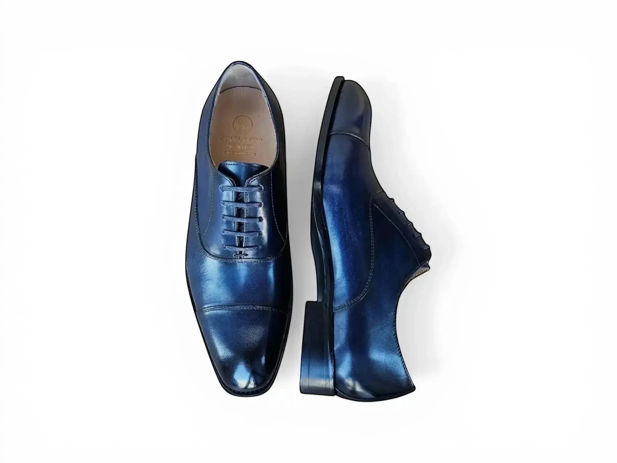 Avon Cap Toe Oxford in Leather Sole Carrucci