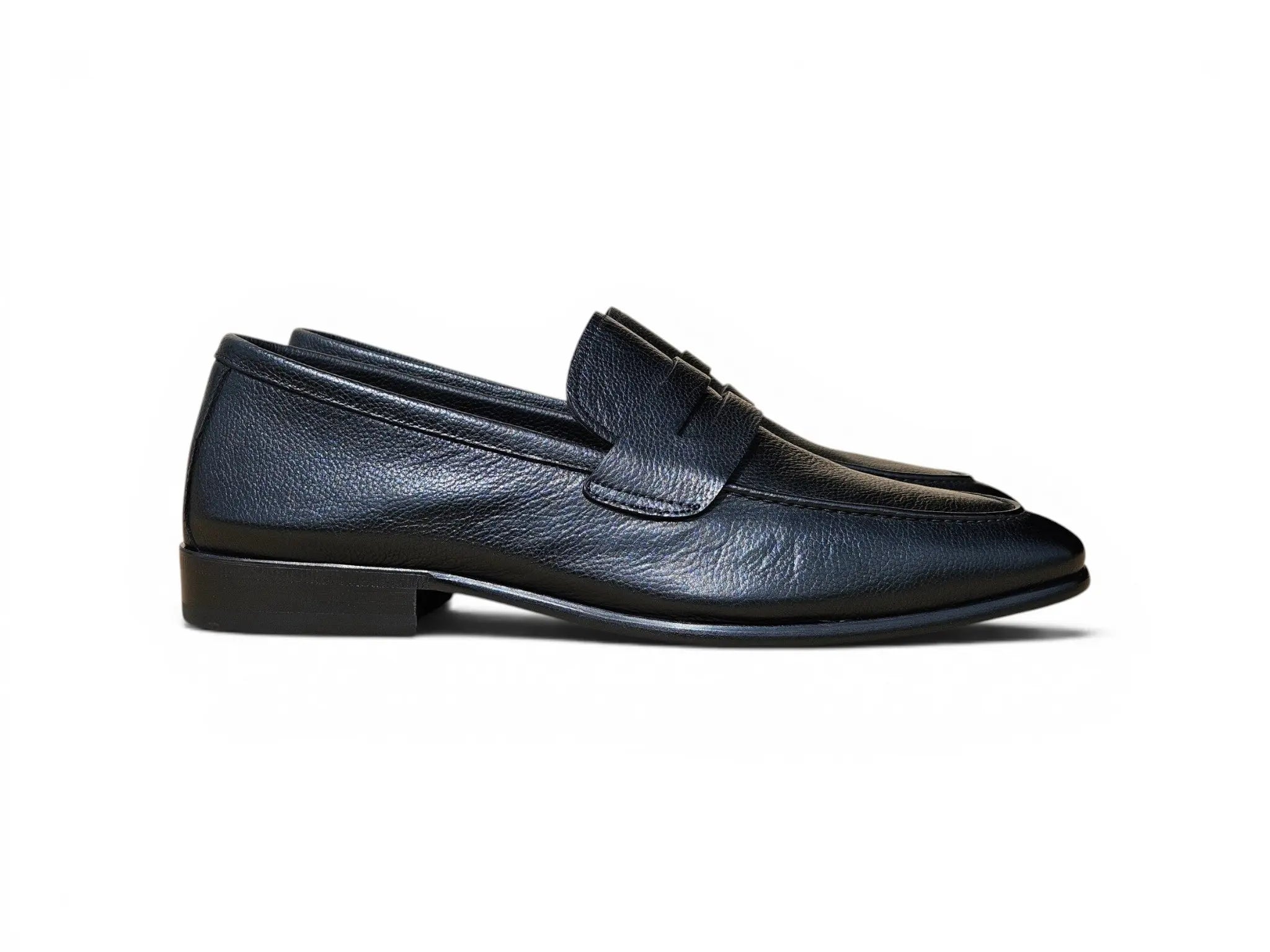 Axel Penny Loafer Tumble Leather Carrucci