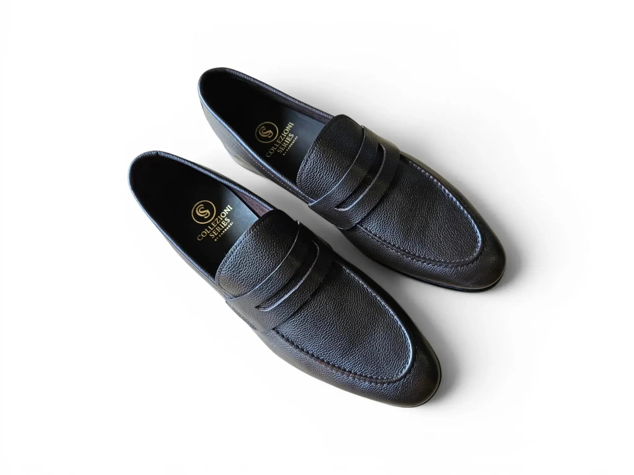 Axel Penny Loafer Tumble Leather Carrucci