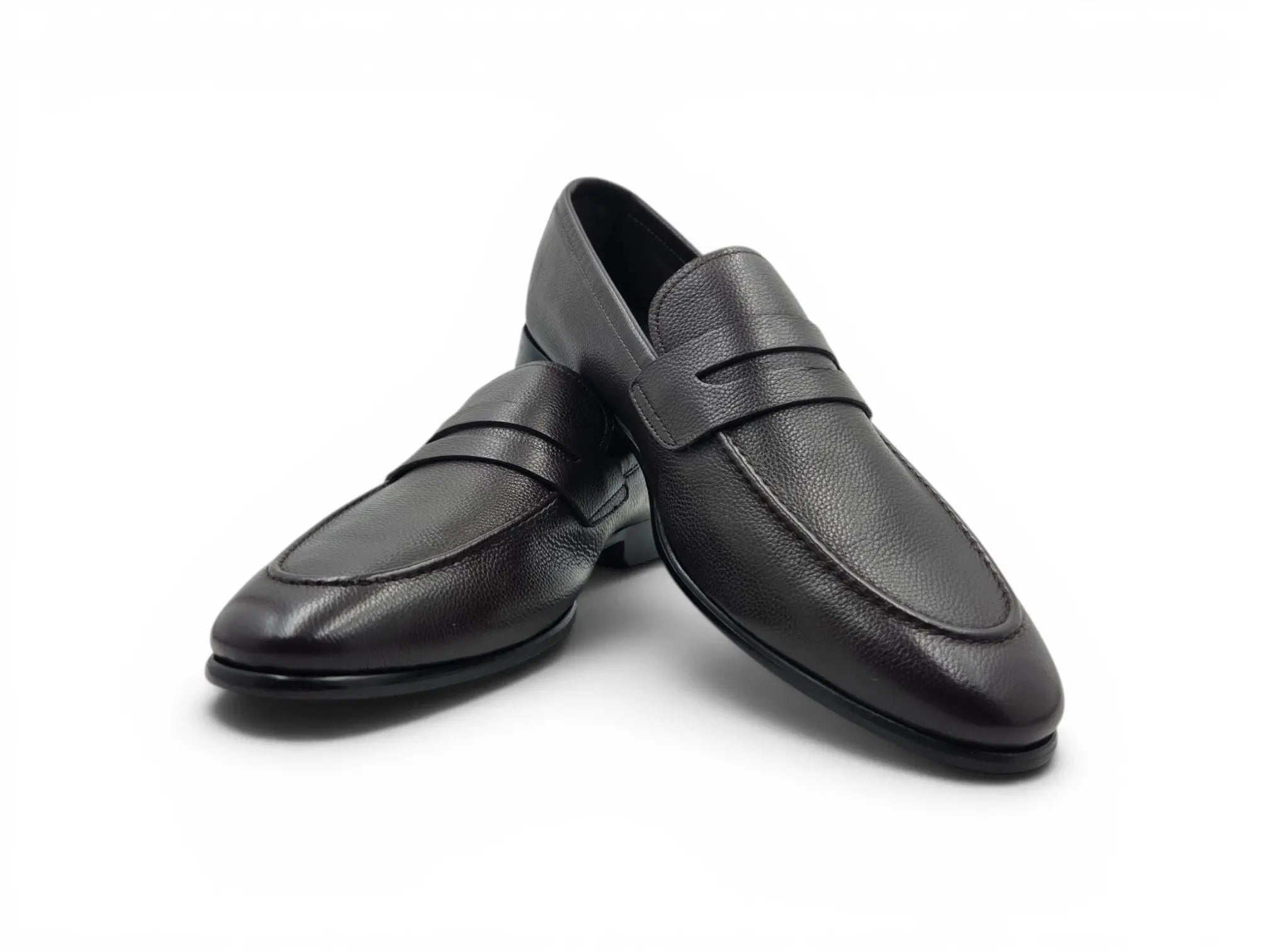 Axel Penny Loafer Tumble Leather Carrucci
