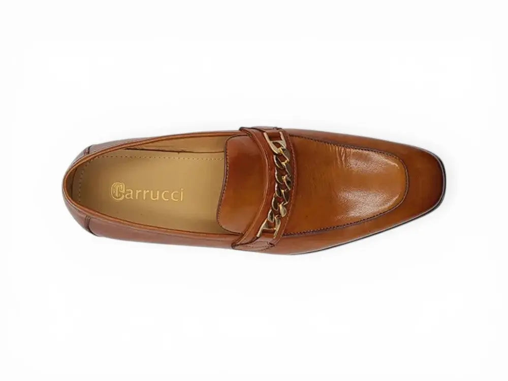Beveled Squared Toe Loafer Carrucci