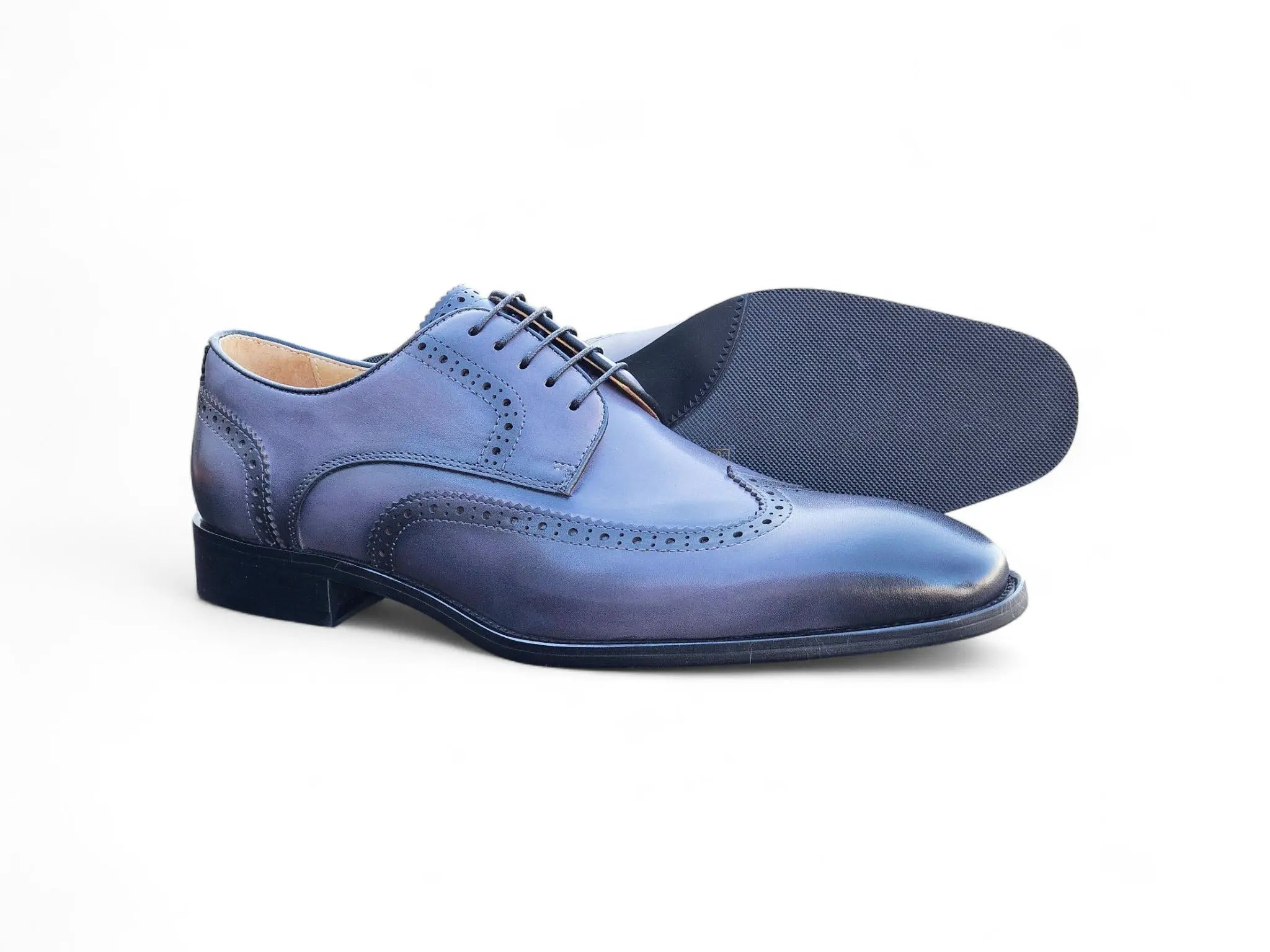 Blucher Style Wingtip Derby Carrucci