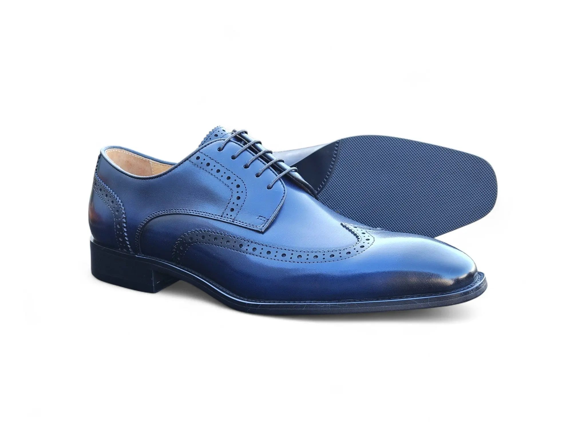 Blucher Style Wingtip Derby Carrucci