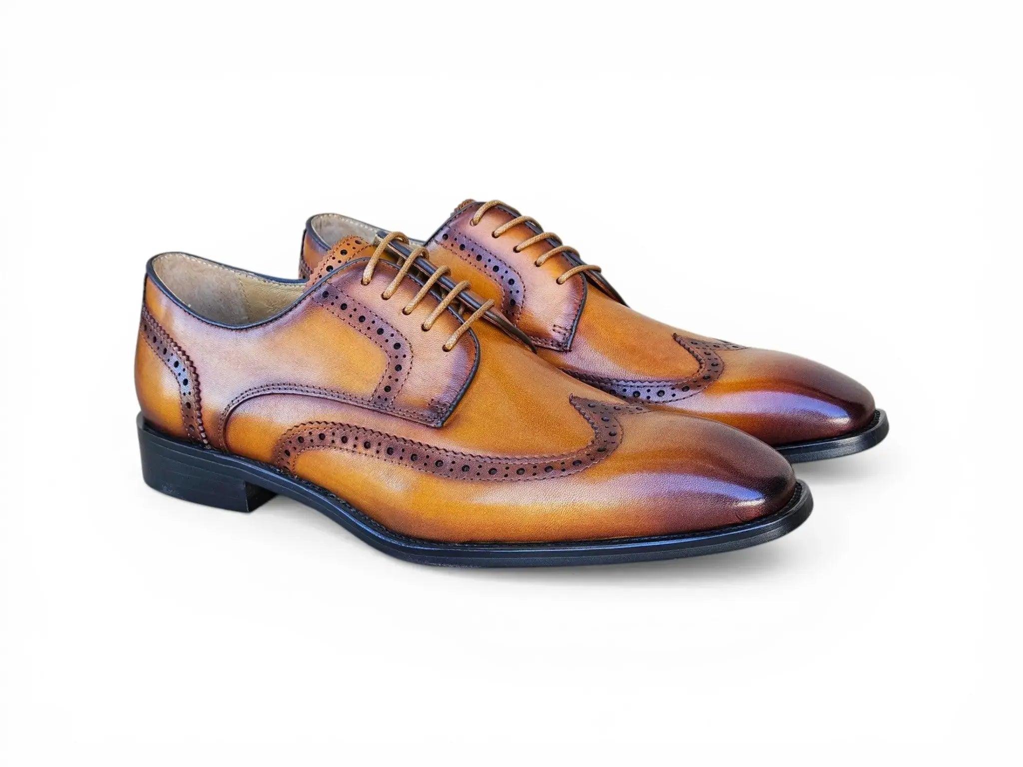 Blucher Style Wingtip Derby Carrucci