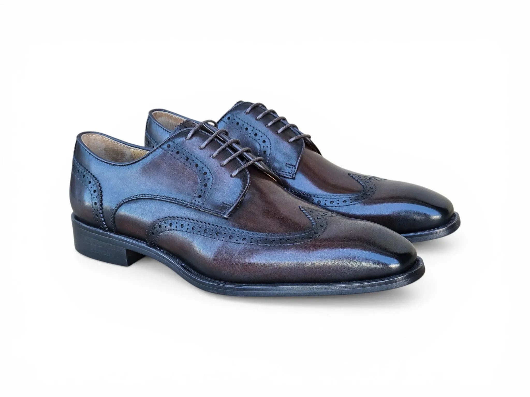 Blucher Style Wingtip Derby Carrucci