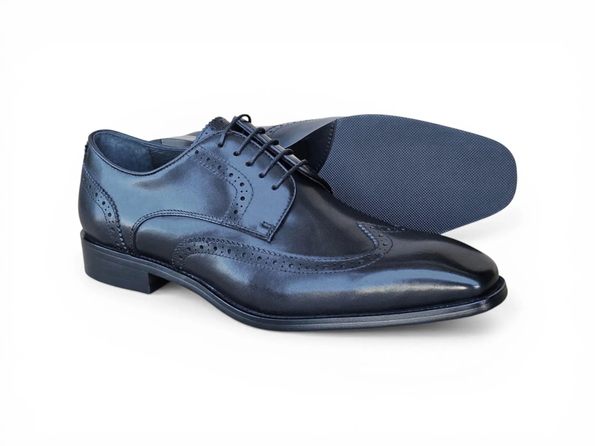 Blucher Style Wingtip Derby Carrucci