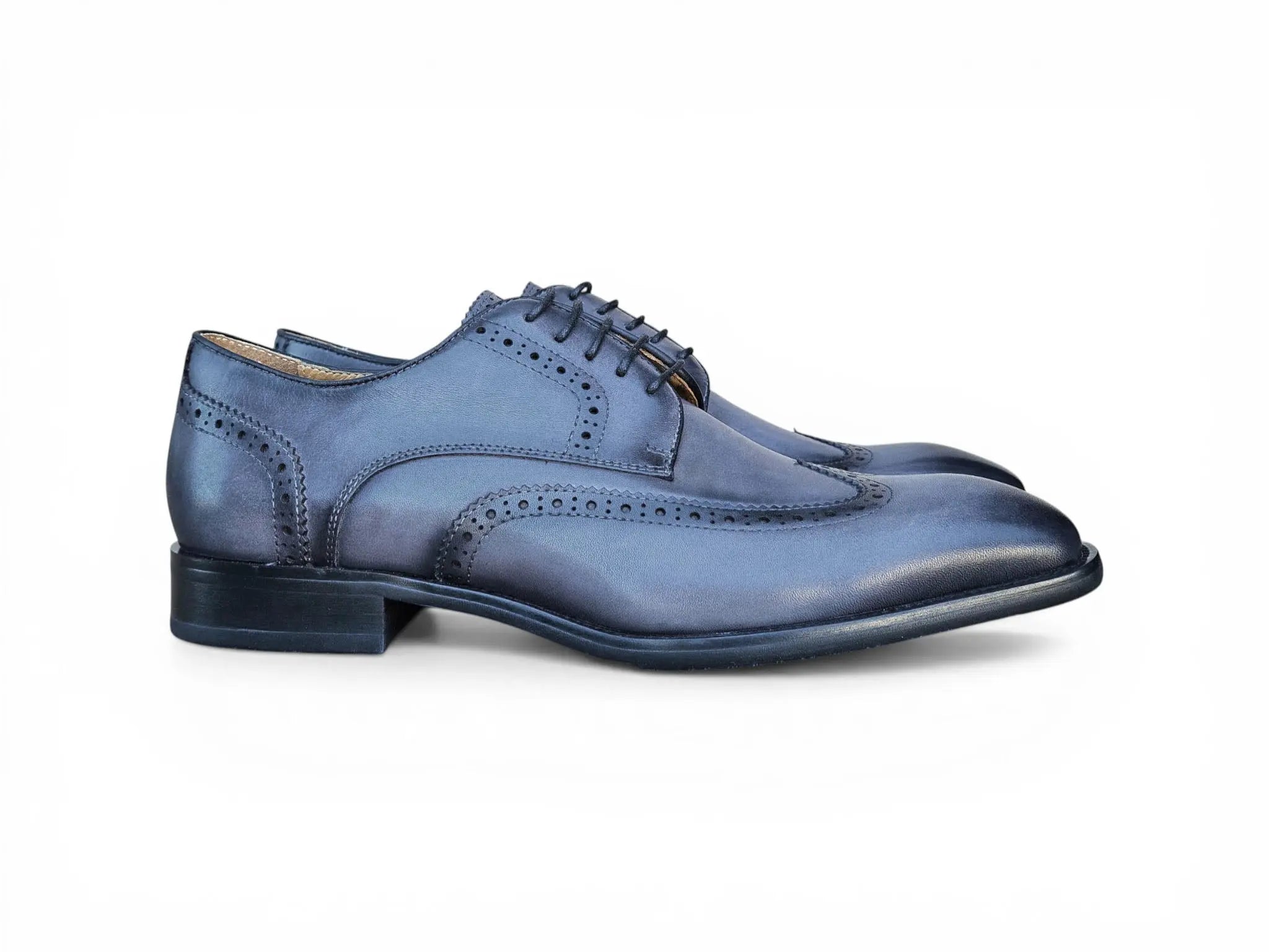 Blucher Style Wingtip Derby Carrucci