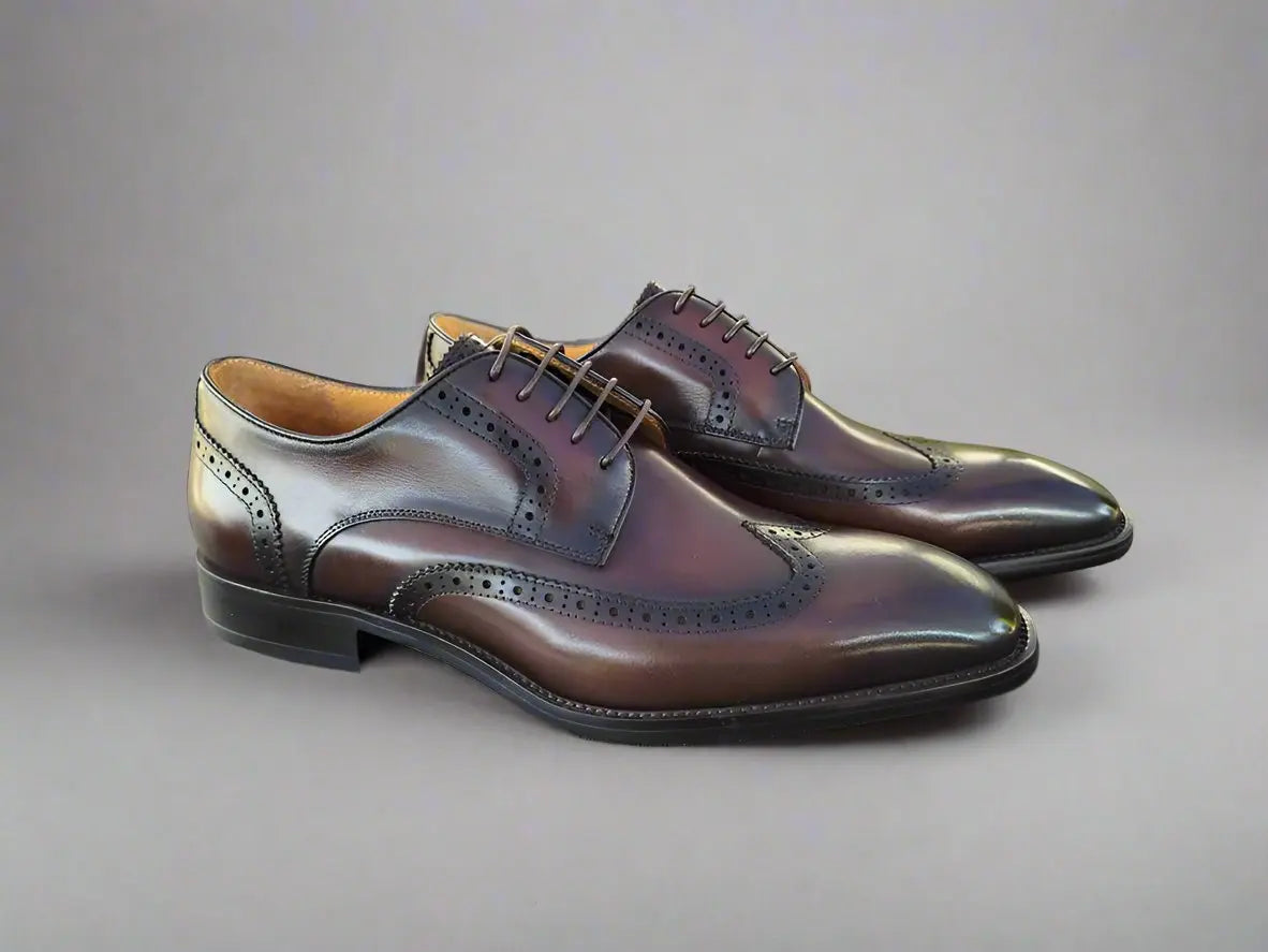 Blucher Style Wingtip Oxford Carrucci