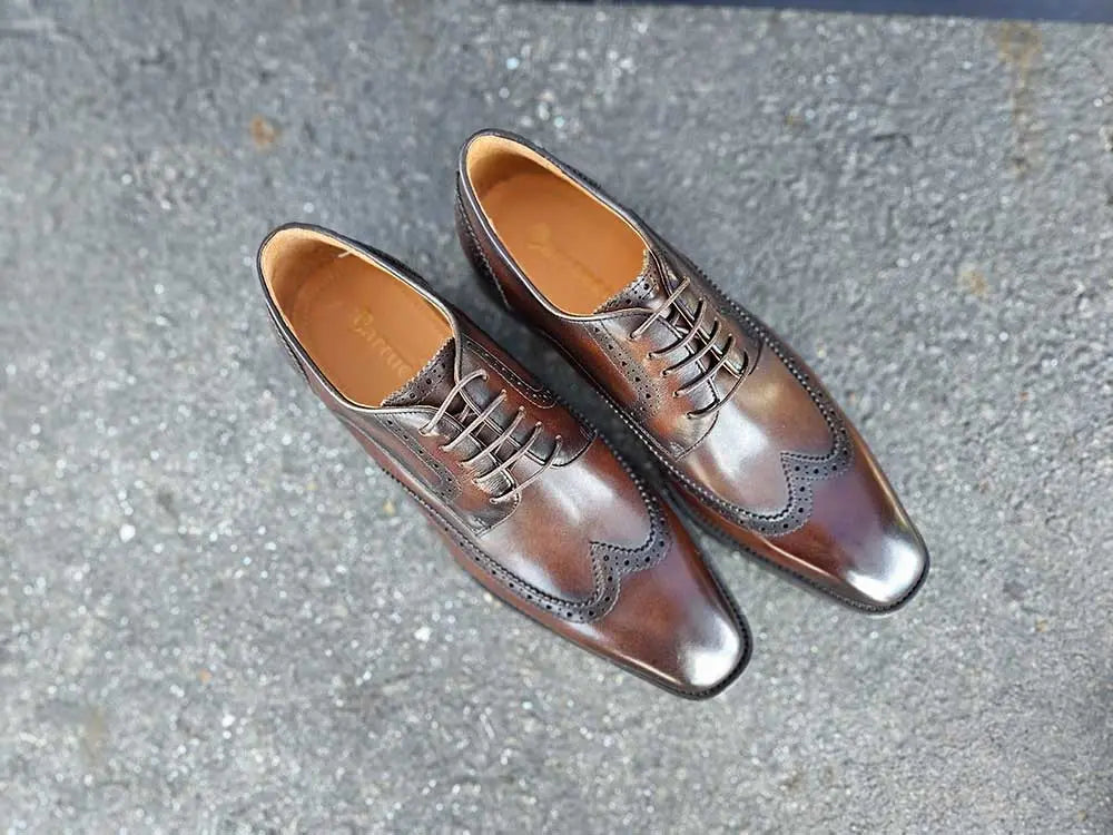 Blucher Style Wingtip Oxford Carrucci