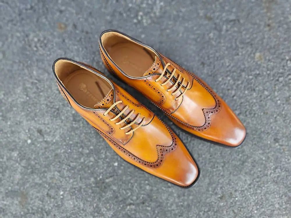 Blucher Style Wingtip Oxford Carrucci