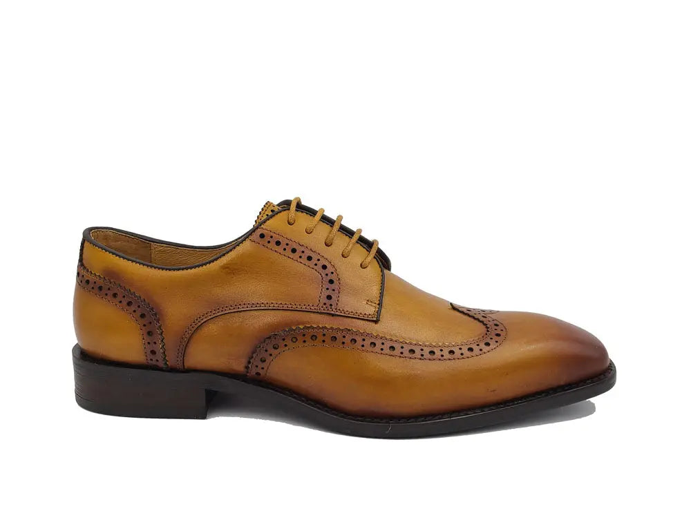 Blucher Style Wingtip Oxford Carrucci