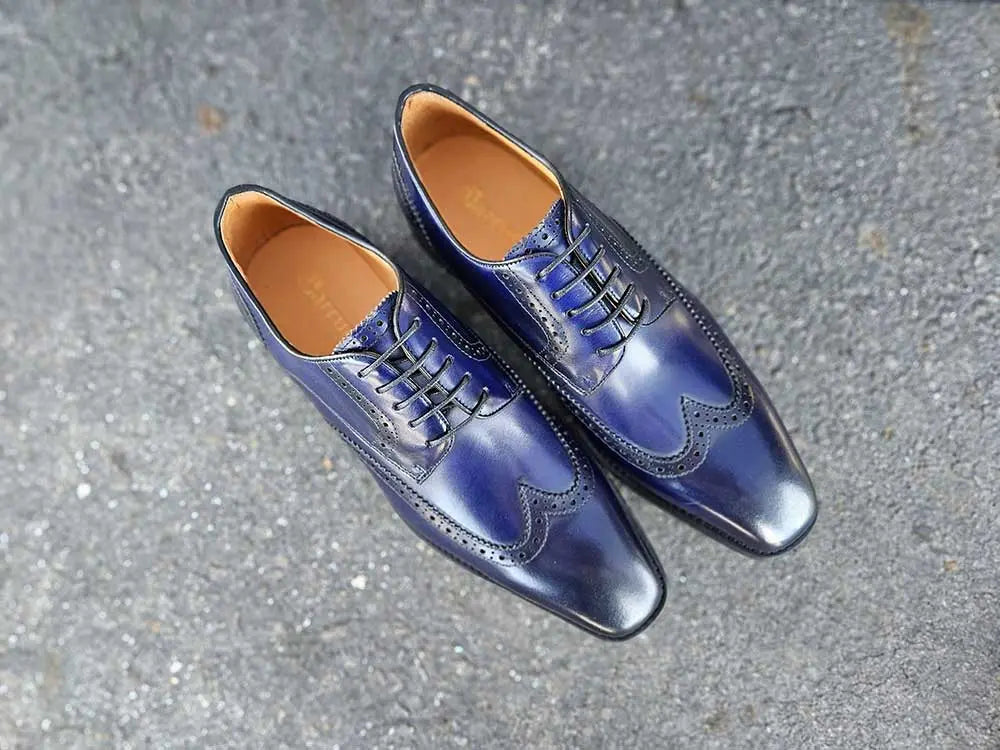 Blucher Style Wingtip Oxford Carrucci