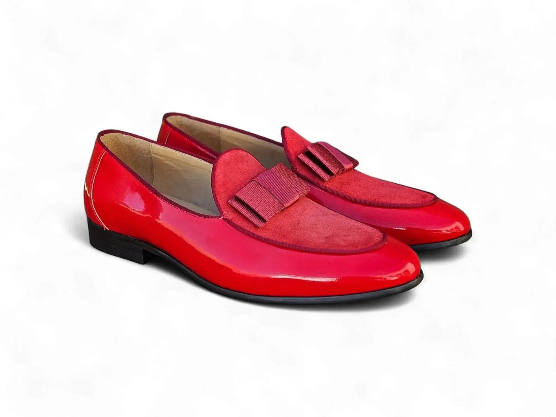 Bow Tie Patent Leather Formal Shoe - Carrucci Shoes Bow Tie Patent Leather Formal Shoe - Carrucci Shoes