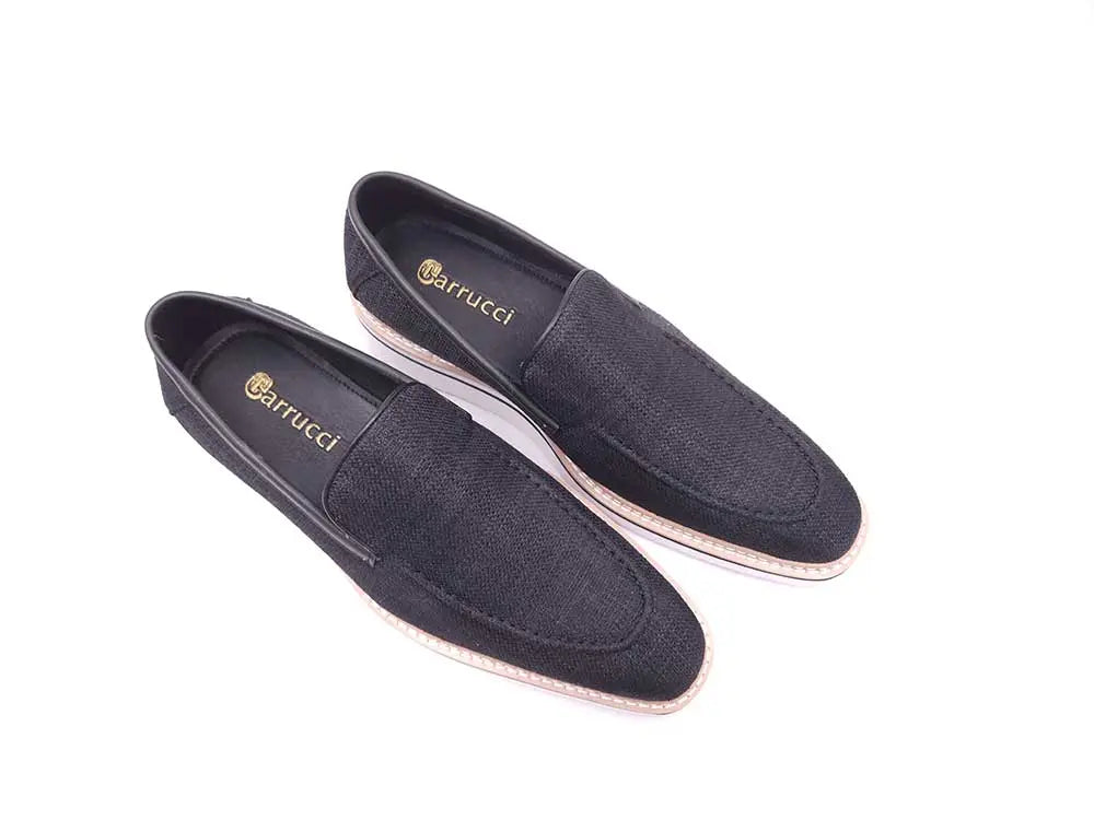 Burninshed Linen Loafer Carrucci