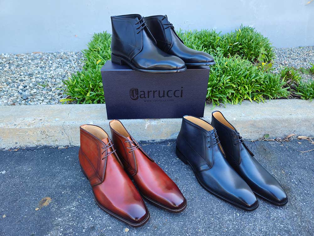 Burnished Calfskin Chukka Boot Carrucci