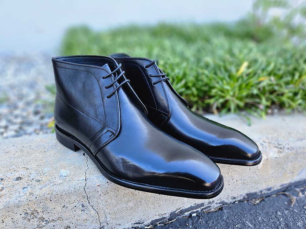 Burnished Calfskin Chukka Boot Carrucci